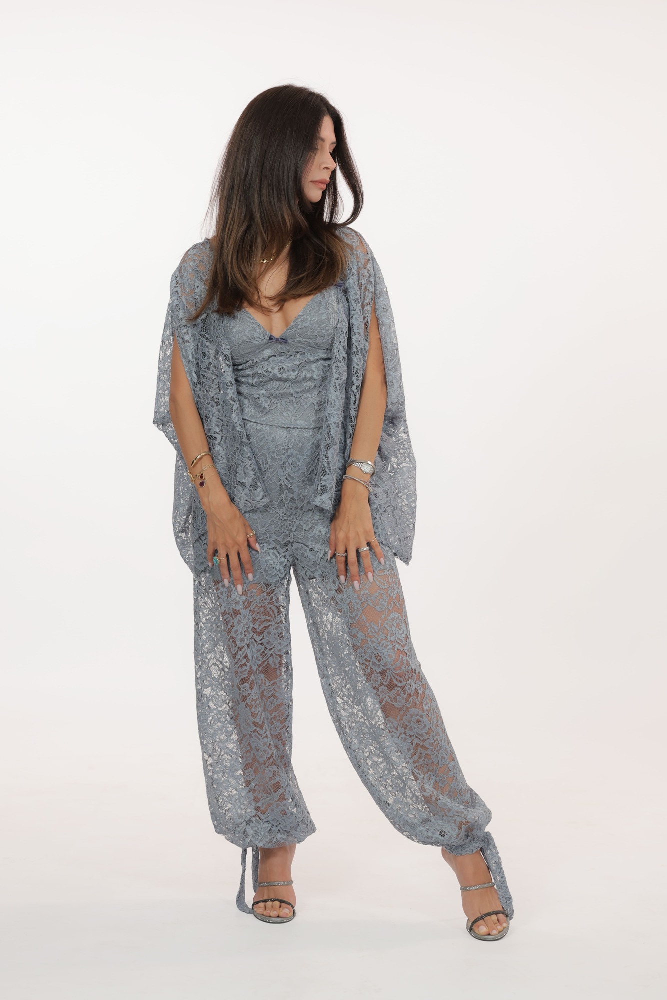 BOTANICA LACE SET - Grey