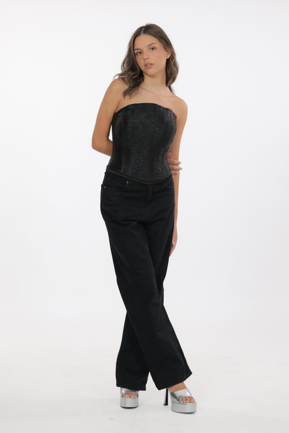 THE SHELL BUSTIER - Black