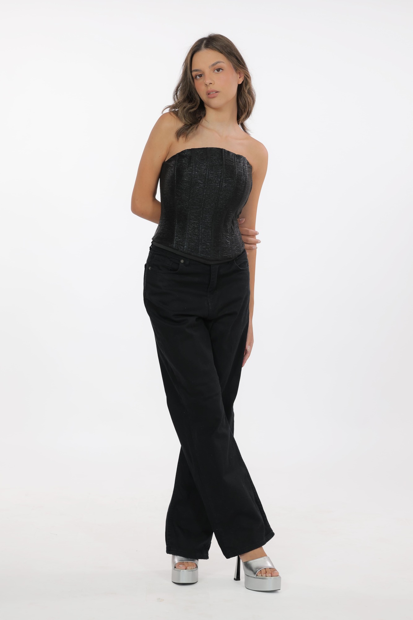 THE SHELL BUSTIER - Black
